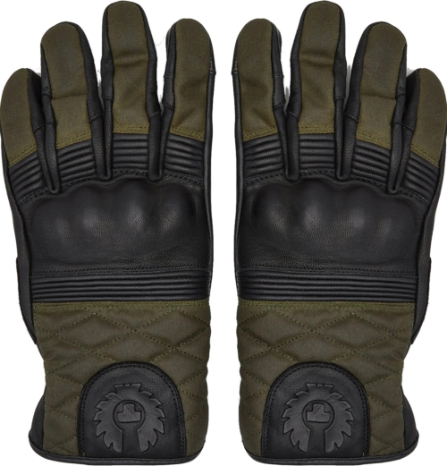 BELSTAFF HAMPSTEAD GLOVES GREEN